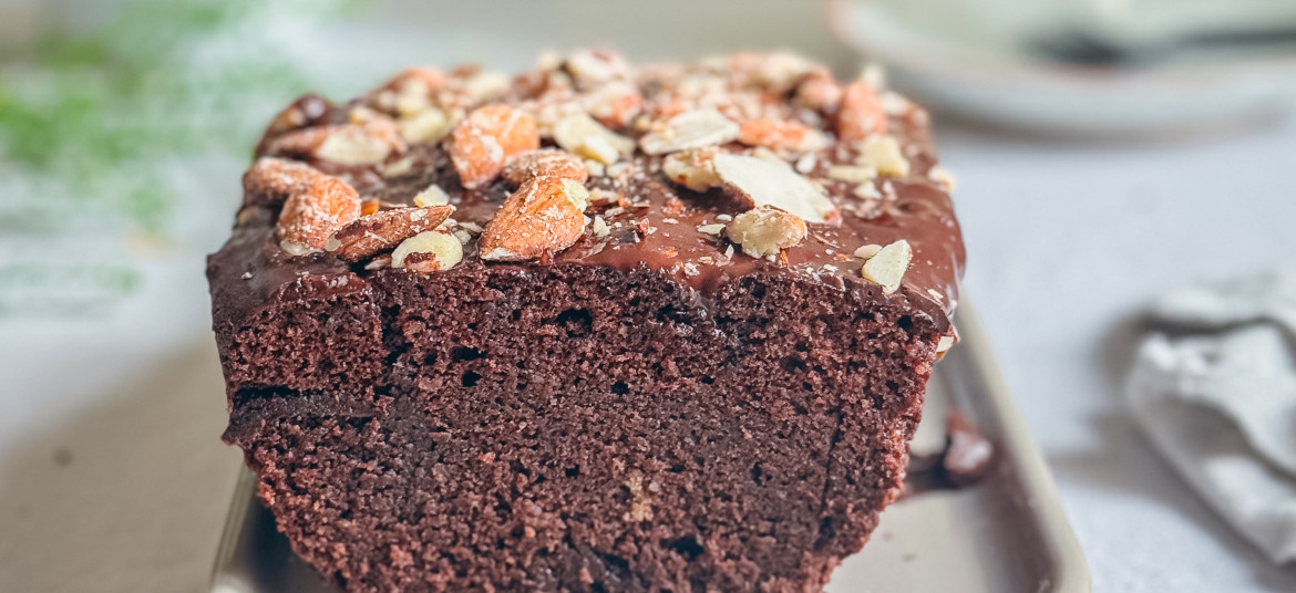 Ceci est une photographie de gâteau au chocolat sans gluten-zenglutenfree