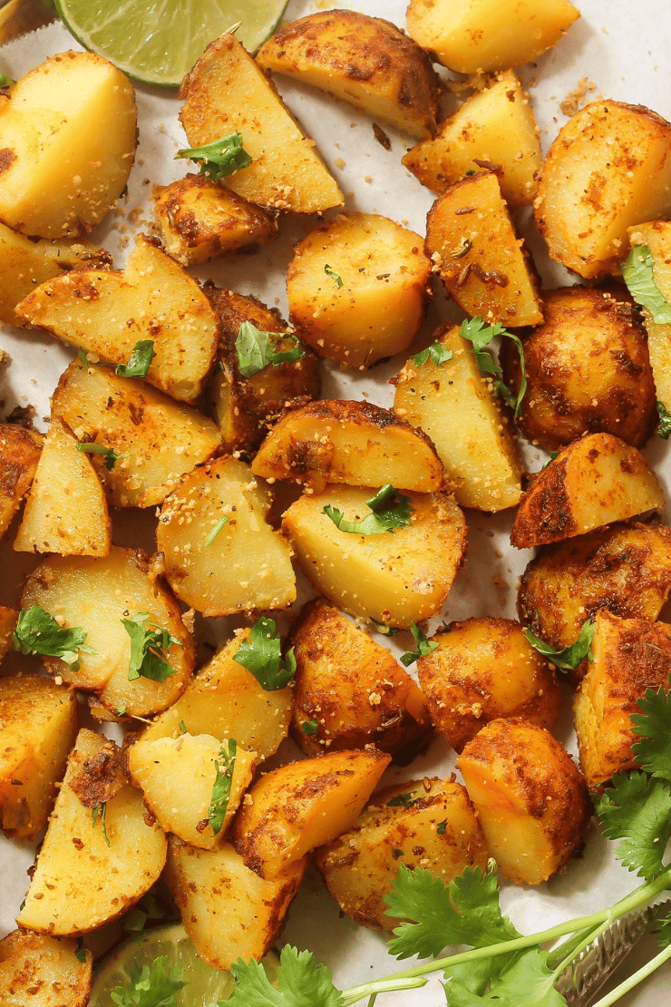 photo de pommes de terre roties au four