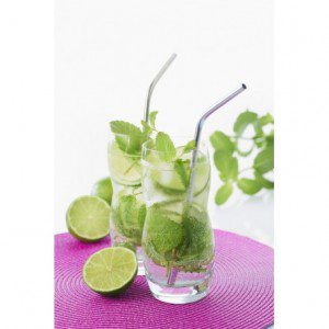 pailles en inox pour supprimer les pailles en plastique