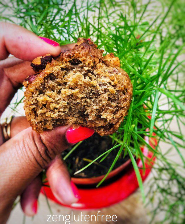 Ceci est une photo de Muffins vegan farine de banane verte