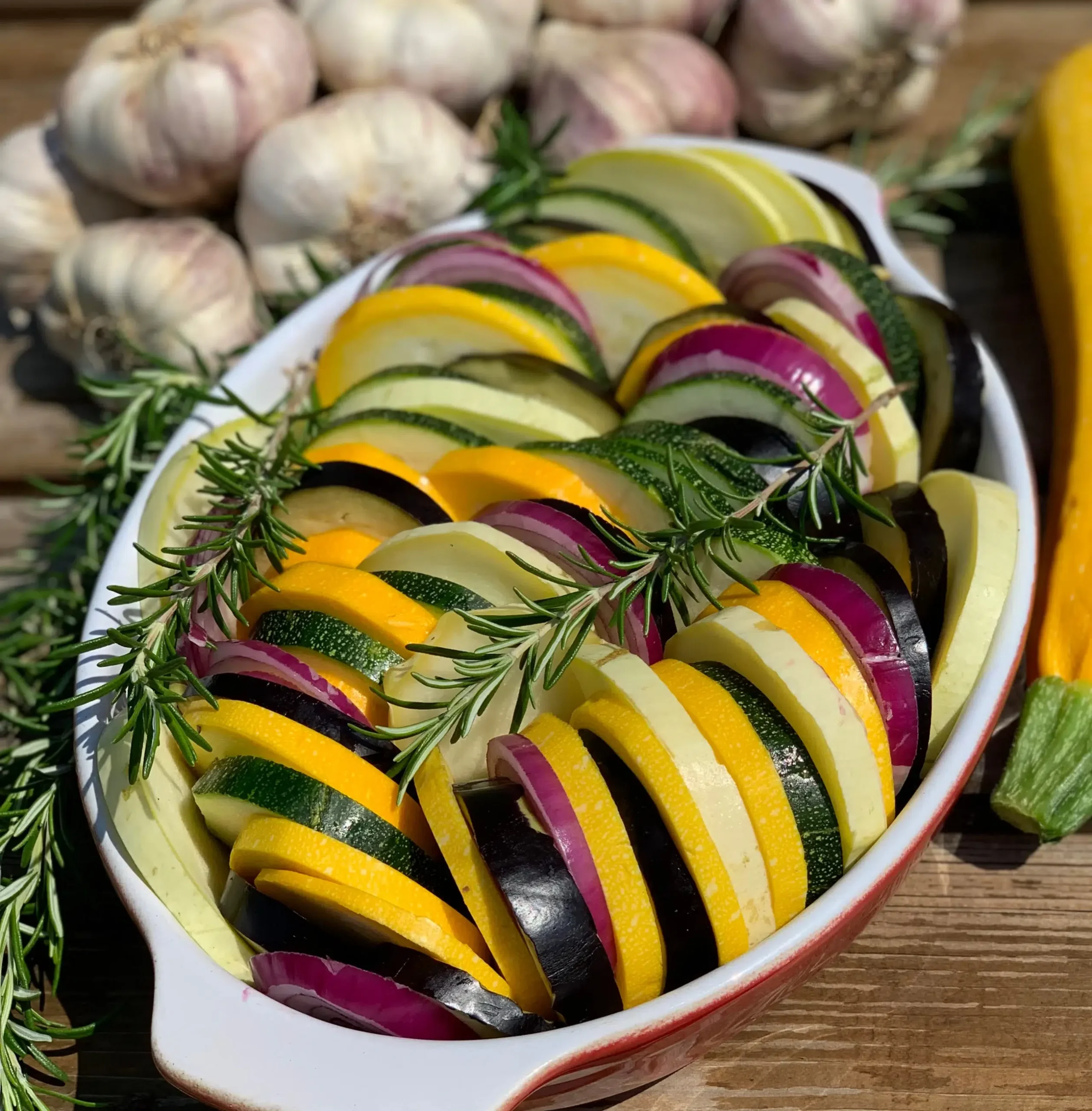 Ceci est une photographie de tian de légumes du soleil -zenglutenfree
