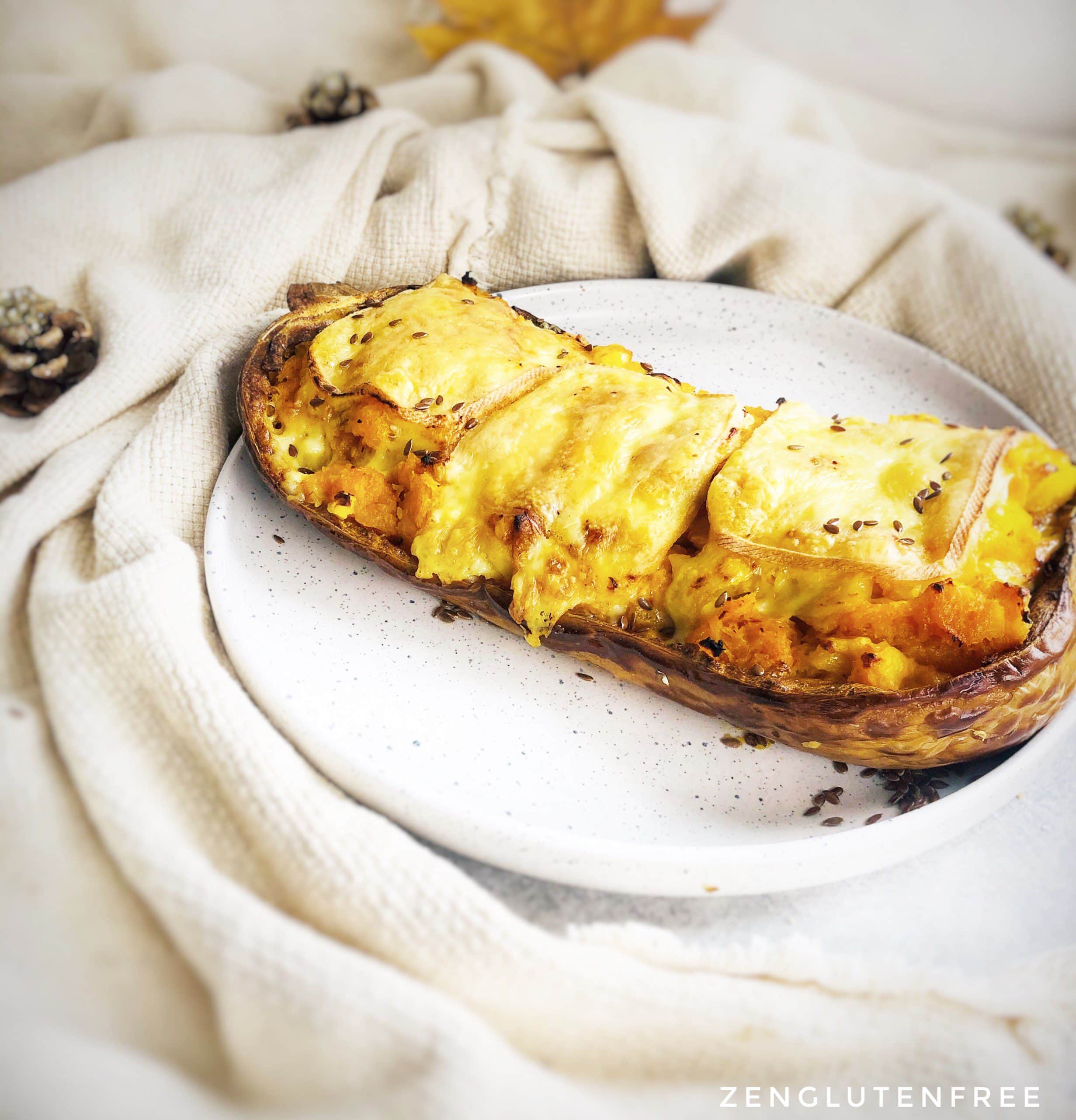 Ceci est une photographie de raclette de butternut -zenglutenfree