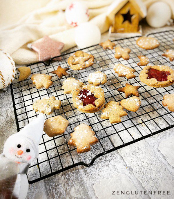 Ceci est une photo de Biscuits de noël sarrasin sans gluten