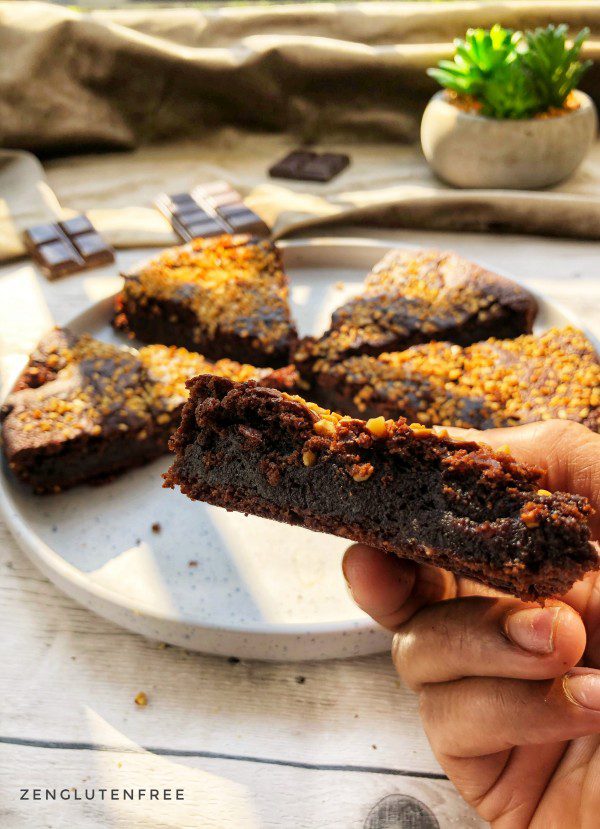 Ceci est une photographie de Fondant au chocolat sans gluten vegan