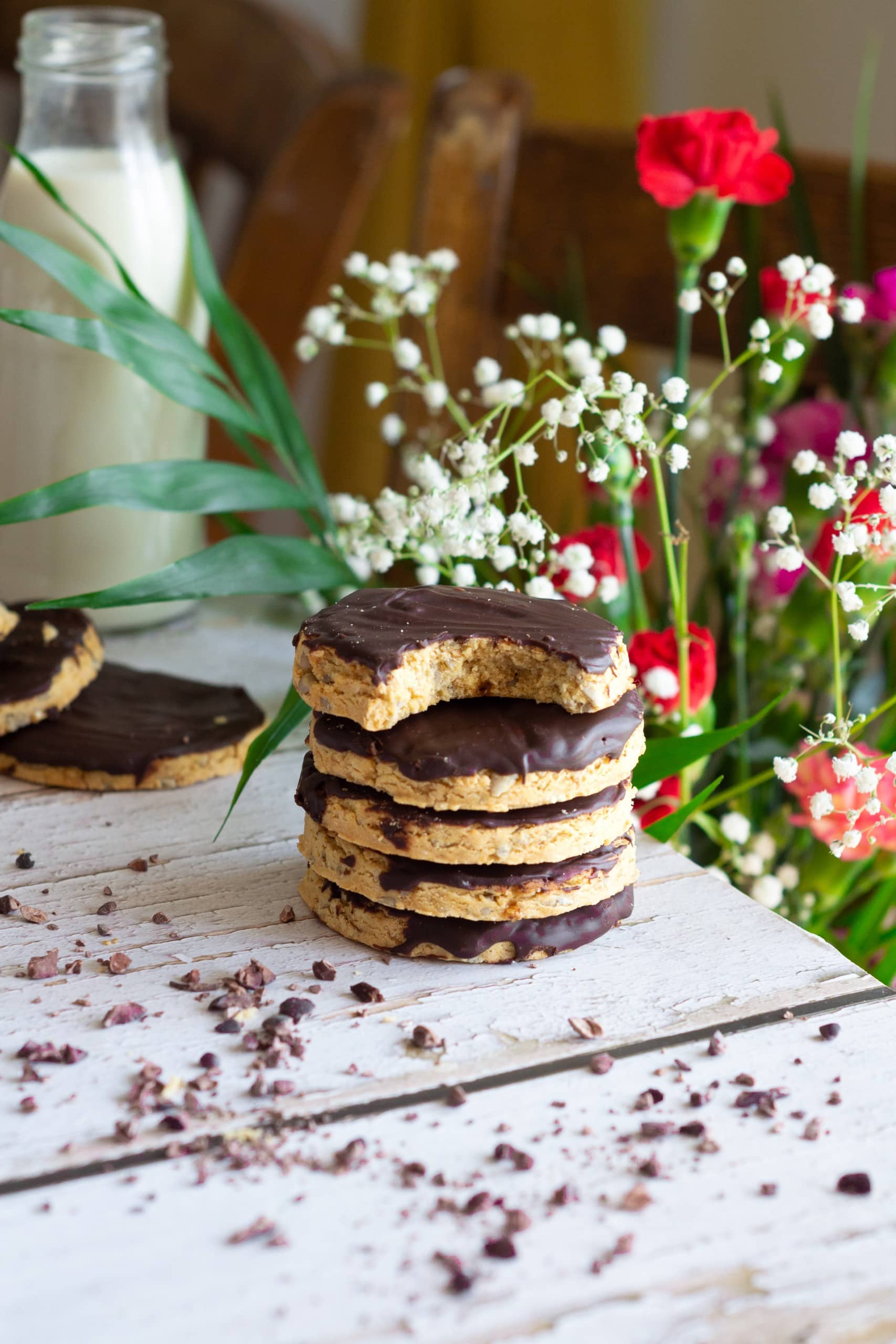 Ceci est une photographie de Biscuits granola sans gluten vegan