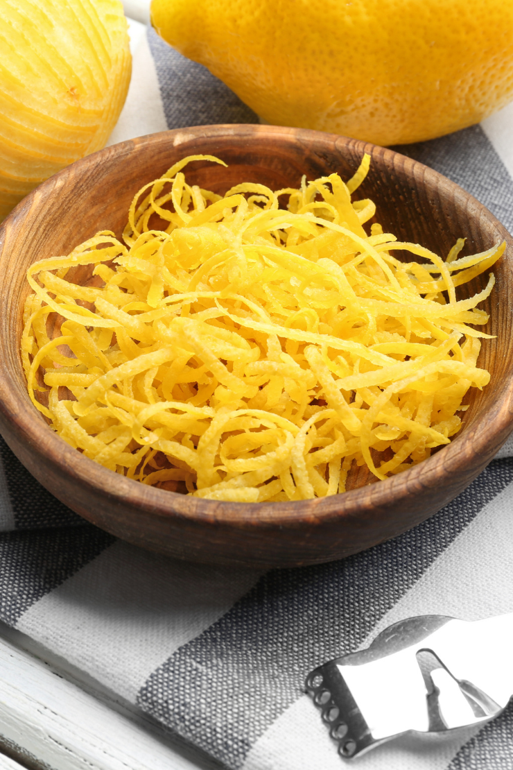 photo de zestes de citrons confits