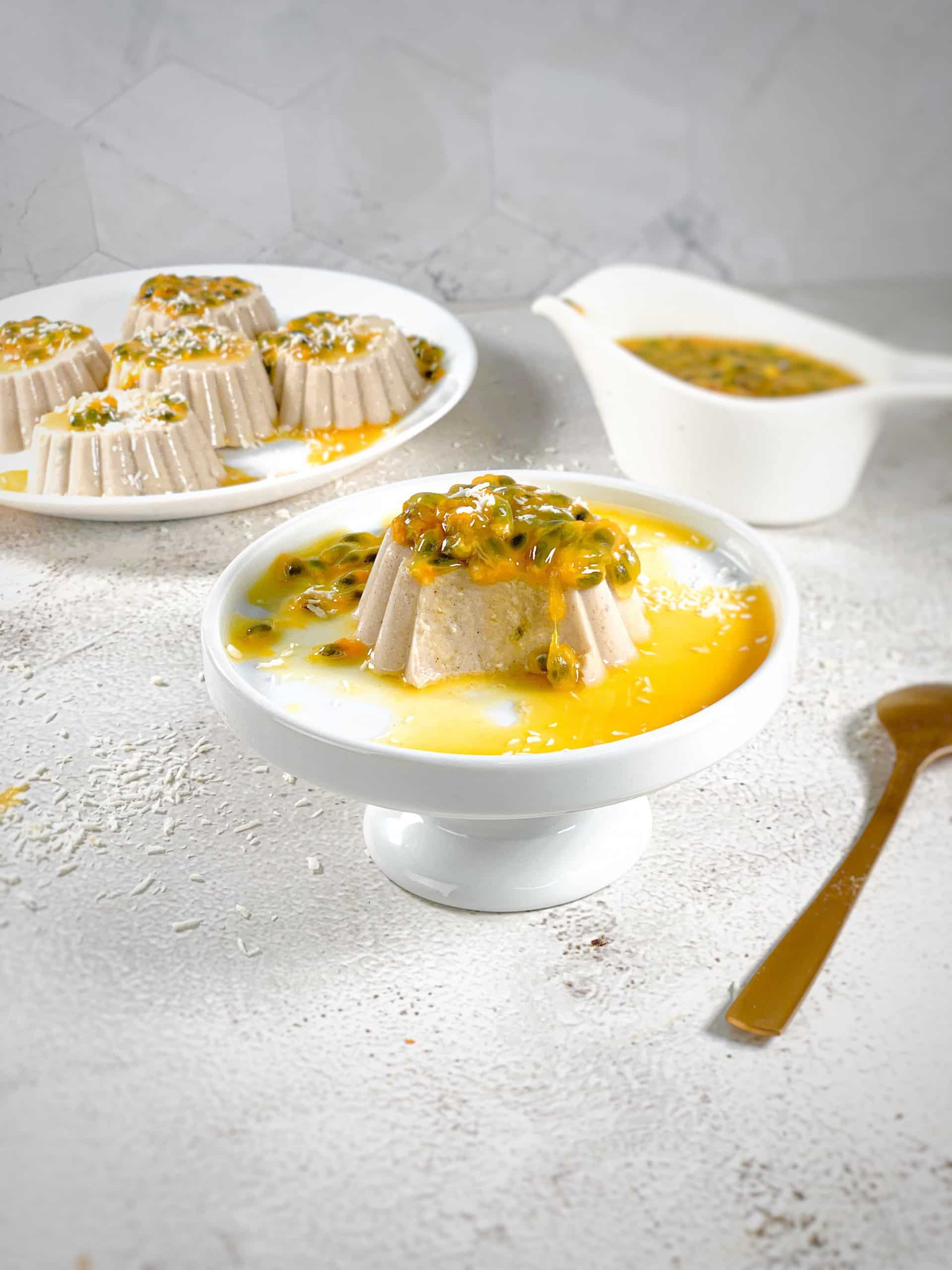 Ceci est une photographie de blanc manger coco Végétal-zenglutenfree