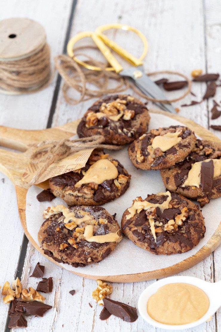 Ceci est une photographie de cookies au sarrasin sans gluten-zenglutenfree