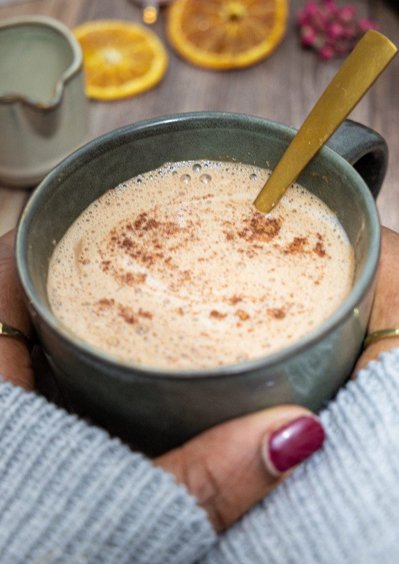Ceci est une photographie de chocolat chaud végétal-zenglutenfree