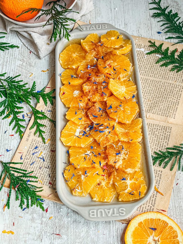 Ceci est une photographie de Salade d’orange épicée-zenglutenfree