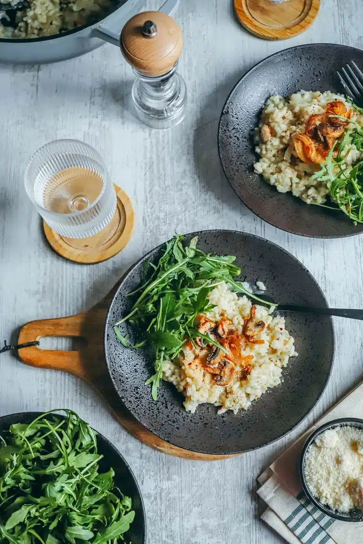 Ceci est une photographie de Risotto crémeux- aux champignons zenglutenfree