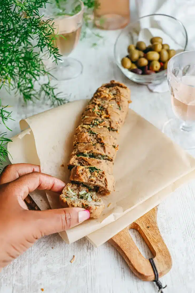 Ceci est une photographie de Baguette apéro à l'ail sans gluten-zenglutenfree