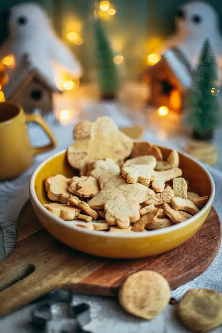 Ceci est une photographie de sablés de noel sans gluten - zenglutenfree