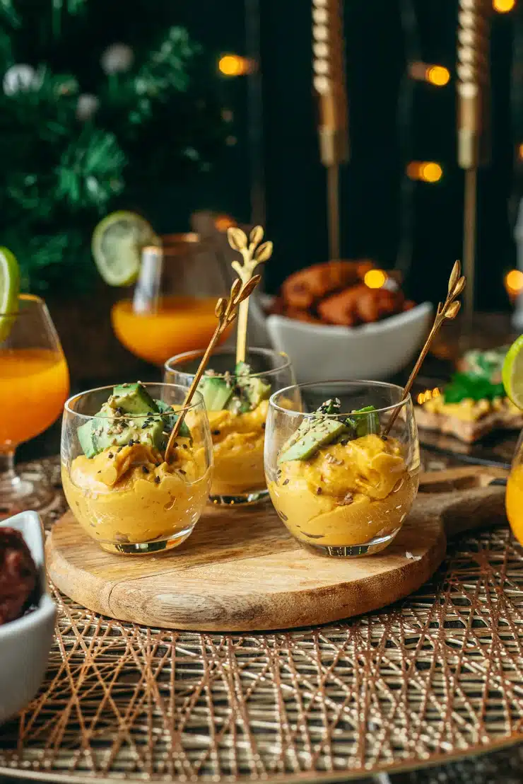 Ceci est une photographie de crème de courge rôtie