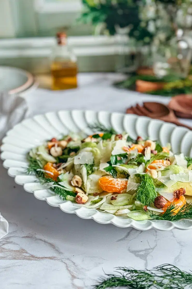 ceci est une photographie de salade de fenouil