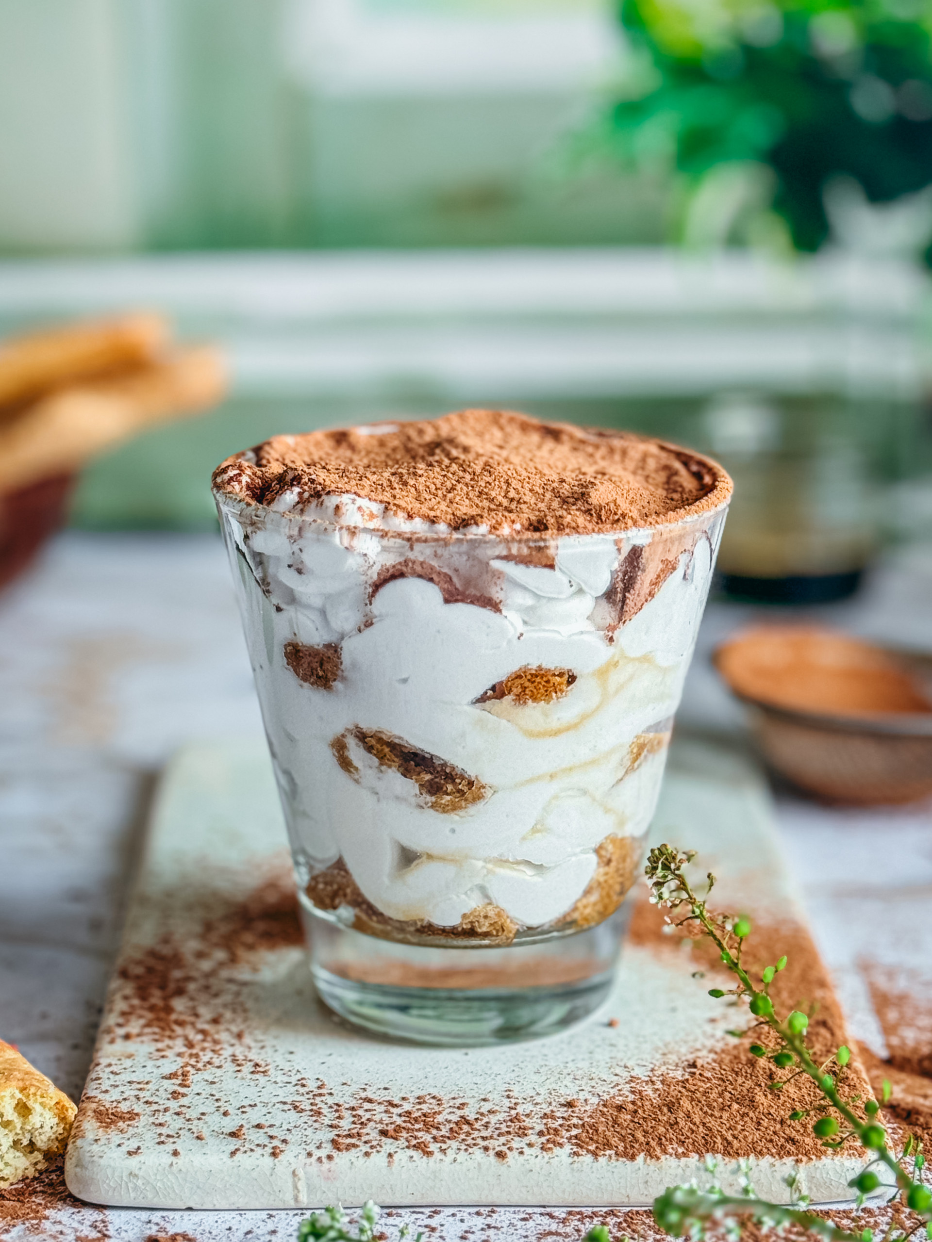 ceci est une photo Tiramisu végétal et sans gluten