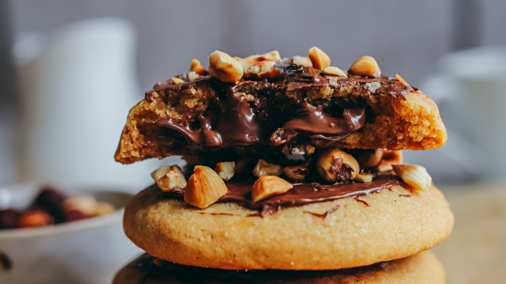 ceci est une photographie culinaire de cookies