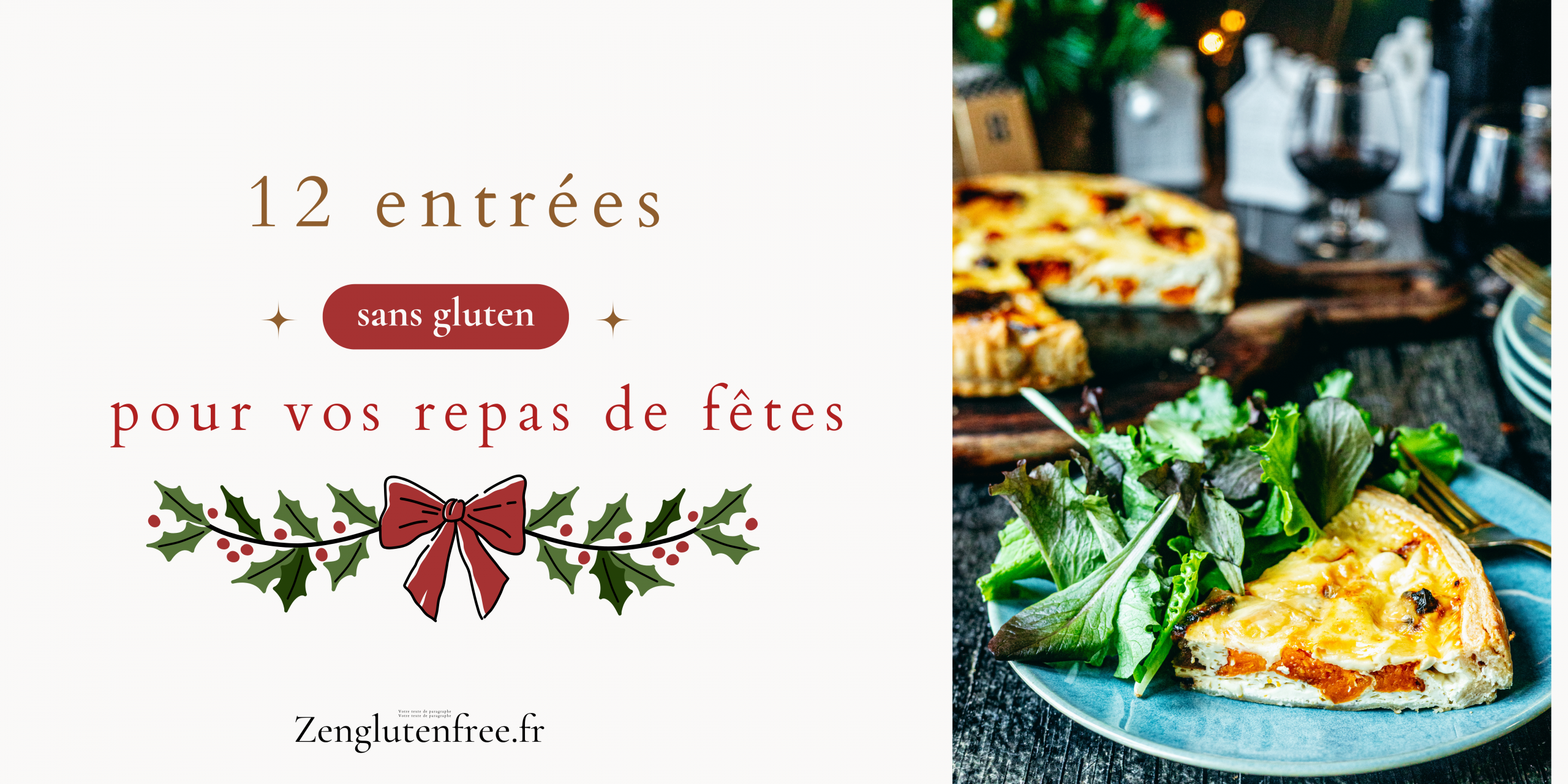 12 idées d'entrées sans gluten pour noel